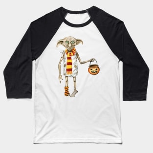 Halloween, watercolor pumpkins,elf, scarf Baseball T-Shirt